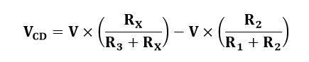ولتاژ (V) توسط گالوانومتر در نقاط بین C و D