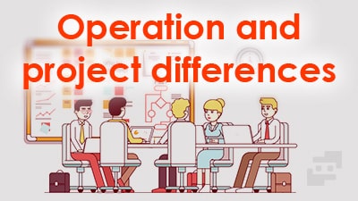 تفاوت های پروژه و عملیات