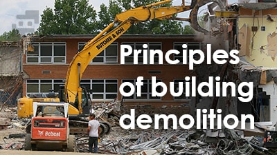 اصول تخریب ساختمان ها