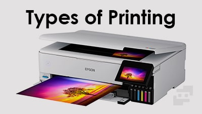 انواع چاپ