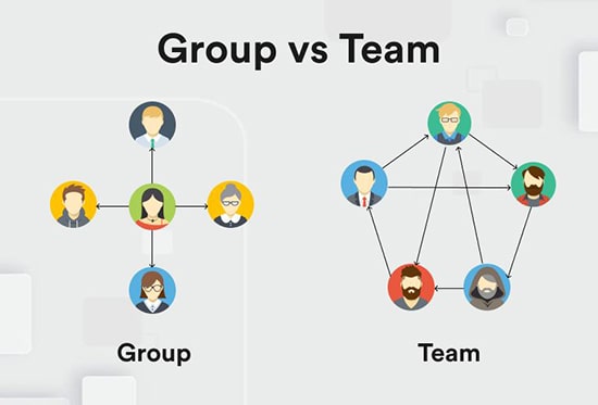 تفاوت تیم و گروه