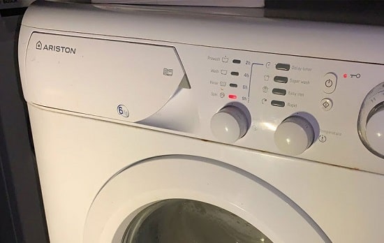 ریست ماشین لباسشویی آریستون