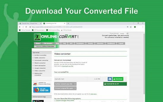 استفاده از سایت online convertfree