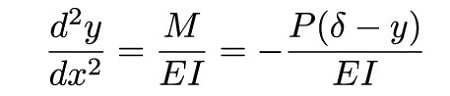 معادله دیفرانسیل کمانش