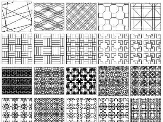 هاشور الگویی (Pattern)