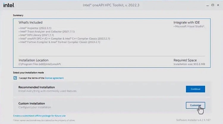 نصب Intel oneAPI HPC برای پیوند Abaqus و کامپایلر FORTRAN