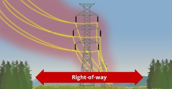 حریم خطوط انتقال برق چیست؟