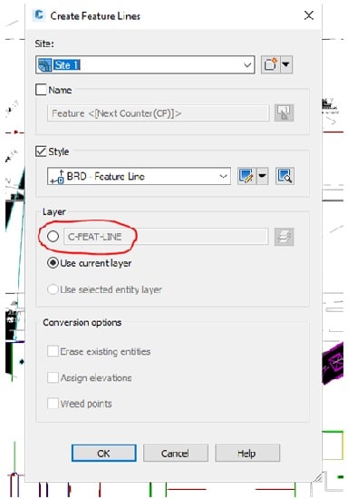 Create Feature Lines