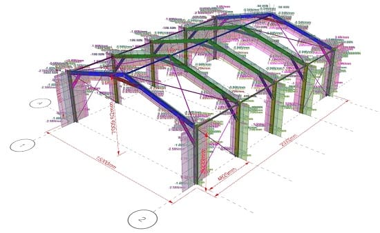 بار باد در طراحی سوله