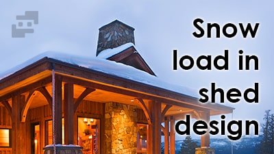 بار برف در طراحی سوله