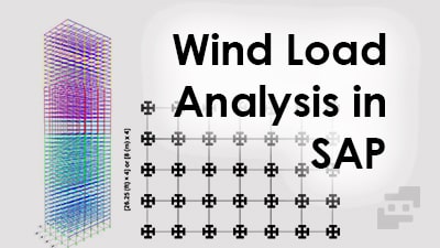 تحلیل بار باد در SAP