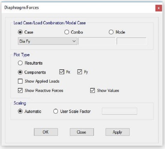 ترکیب بارهای شامل باد از مراحل تحلیل بار باد در SAP