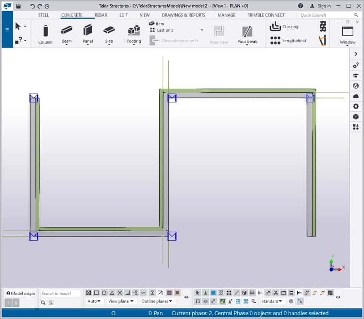 مدل‌ سازی اولیه سازه