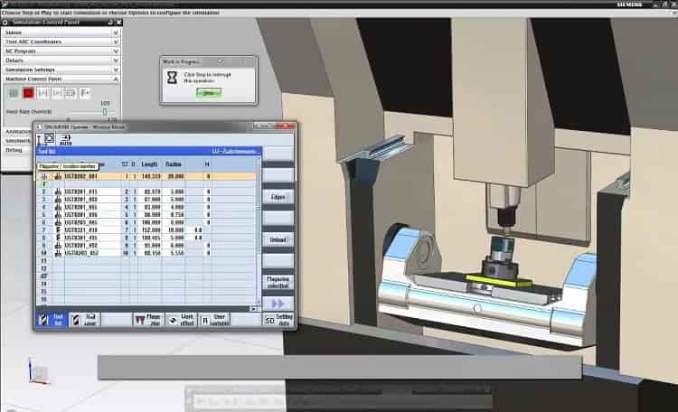 گردش کار شبیه‌سازی عملیات ماشینکاری در NX