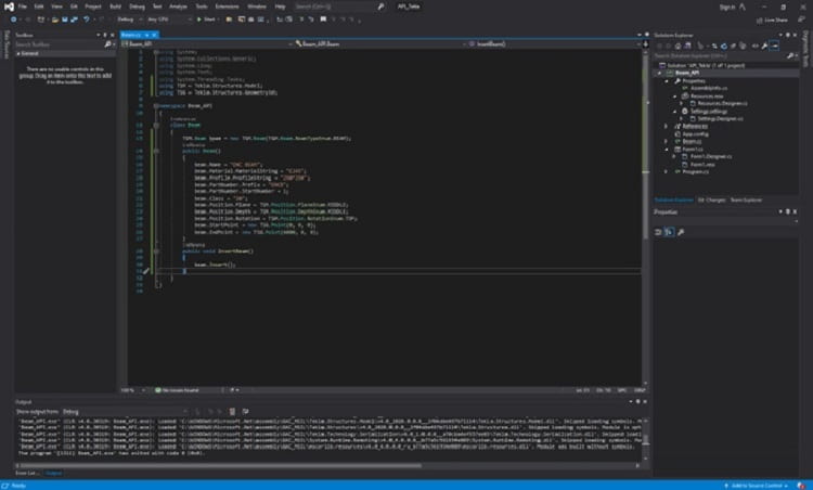 ویژگی‌های تیر